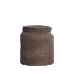 Light & Living Mand Betania - Donkerbruin - Ø33cm - Set van 2