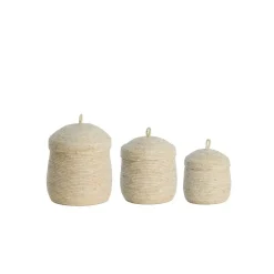 Light & Living Mand Kenmare - Crème - Ø34cm - Set van 3