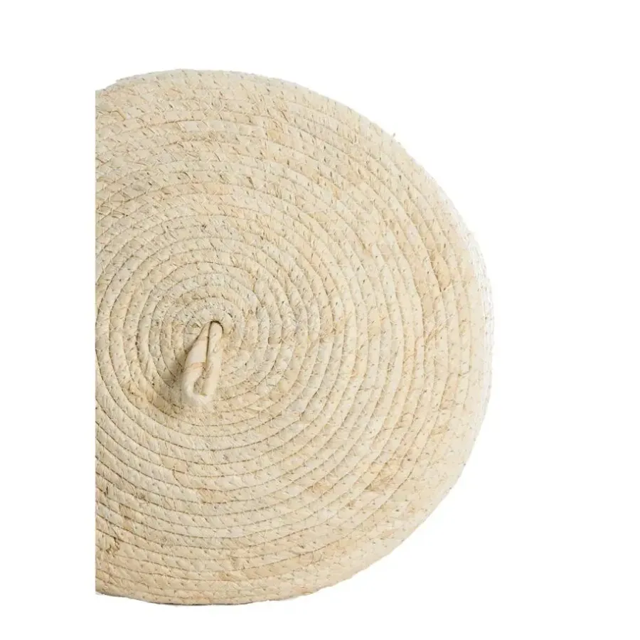 Opbergmanden-Light & Living Mand Kenmare - Crème - Ø34cm - Set van 3