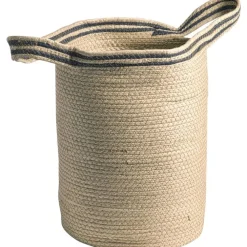 Opbergmanden-Leen Bakker Mand Mila - écru - 56x30x30 cm