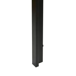 Rechthoekige Eettafels-Leen Bakker MANN - Eettafel - Lichtbruin/Zwart - 120 x 70 cm - Hout