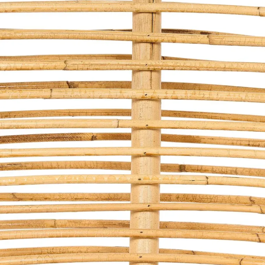 Beliani MARATEA - Tuinstoel set van 2 - Lichtbeige - Rotan