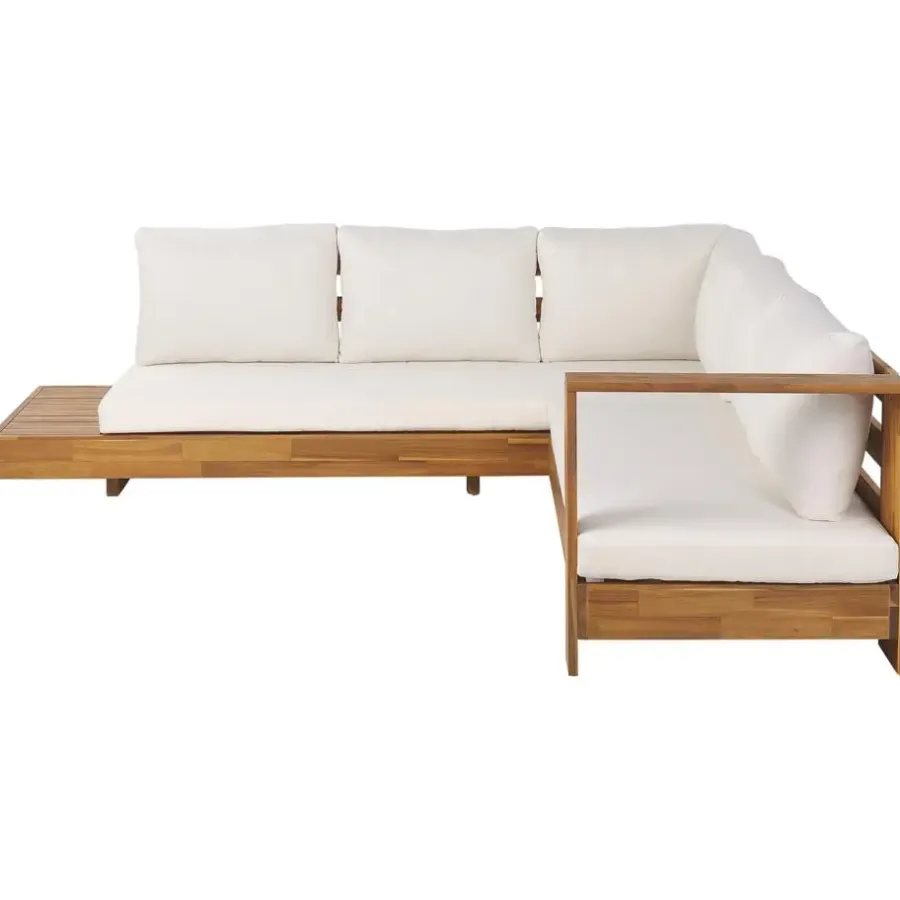 Loungesets-Leen Bakker MARETTIMO - Loungeset - Gebroken wit - Linkszijdig - Acaciahout