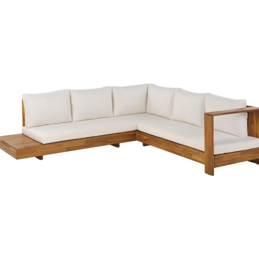 Loungesets-Leen Bakker MARETTIMO - Loungeset - Gebroken wit - Linkszijdig - Acaciahout