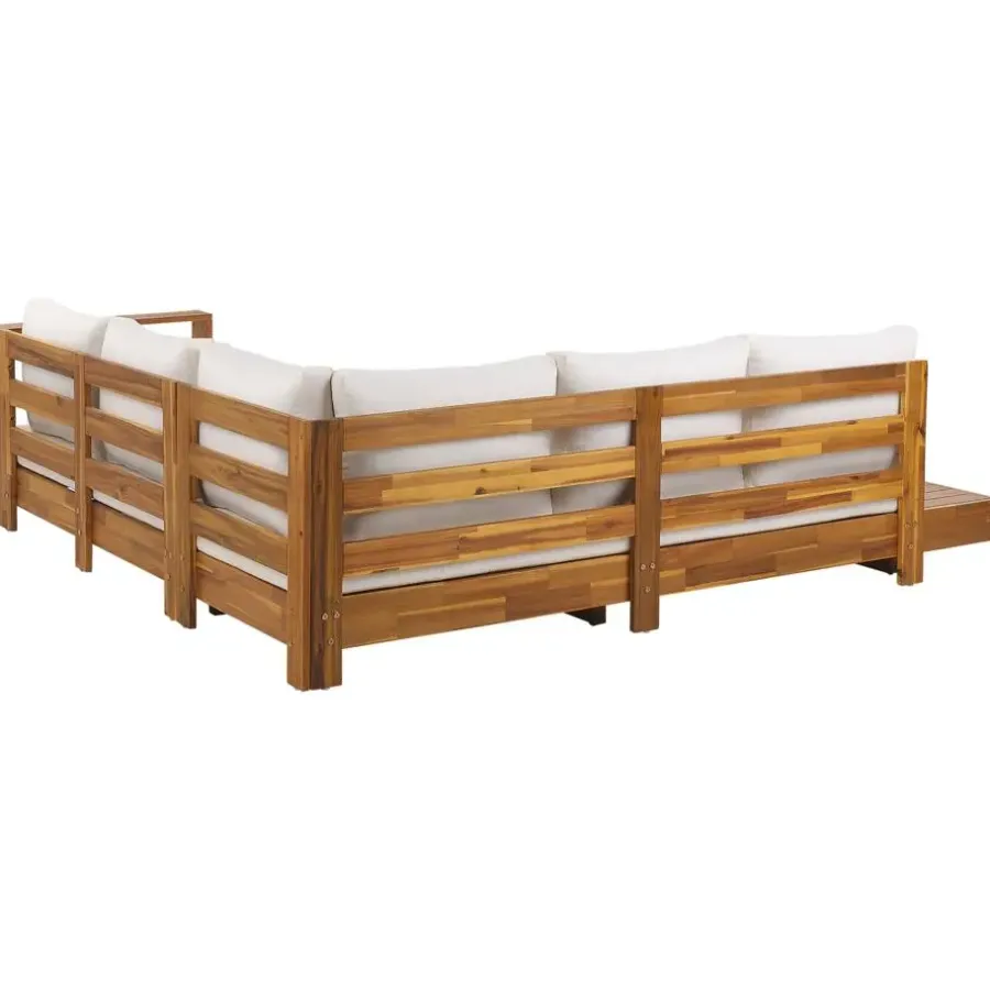 Loungesets-Leen Bakker MARETTIMO - Loungeset - Gebroken wit - Linkszijdig - Acaciahout