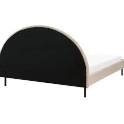 Beliani MARGUT - Bed - Beige - 160 x 200 cm - Bouclé