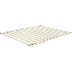 Beliani MARGUT - Bed - Beige - 160 x 200 cm - Bouclé