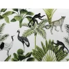Placemats-Mars & More tafel placemat jungle print wit - 30 x 40 cm