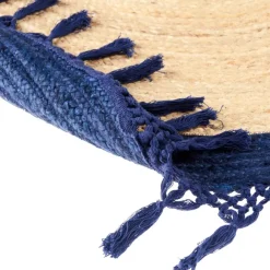 Tapijt-Leen Bakker MARTS - Vloerkleed - Donkerblauw - 200 cm - Jute