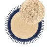 Tapijt-Leen Bakker MARTS - Vloerkleed - Donkerblauw - 140 cm - Jute