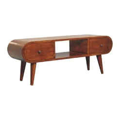 Tv Meubels-Artisan Furniture Massief Houten Kastanje London TV meubel, Woonkamer