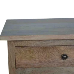 Artisan Furniture Massief Houten Sidetable met 2 Laden