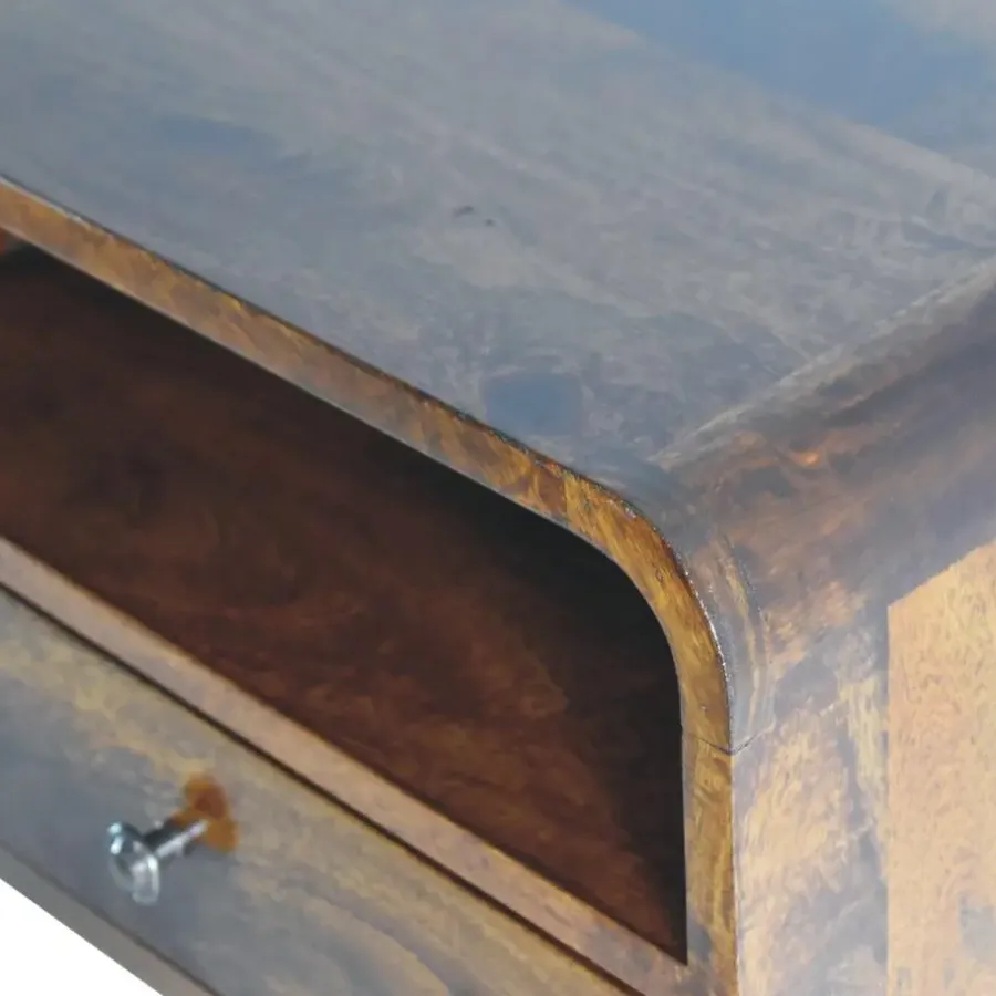 Artisan Furniture Massief Houten Vloeiende Eiken Sidetable