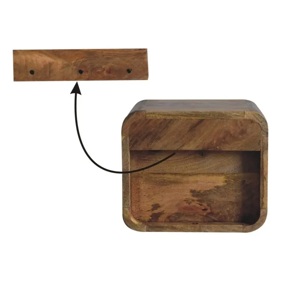 Artisan Furniture Massief Houten Wandtafeltje