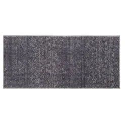 Leen Bakker Mat Universal Velvet - antraciet - 67x150 cm