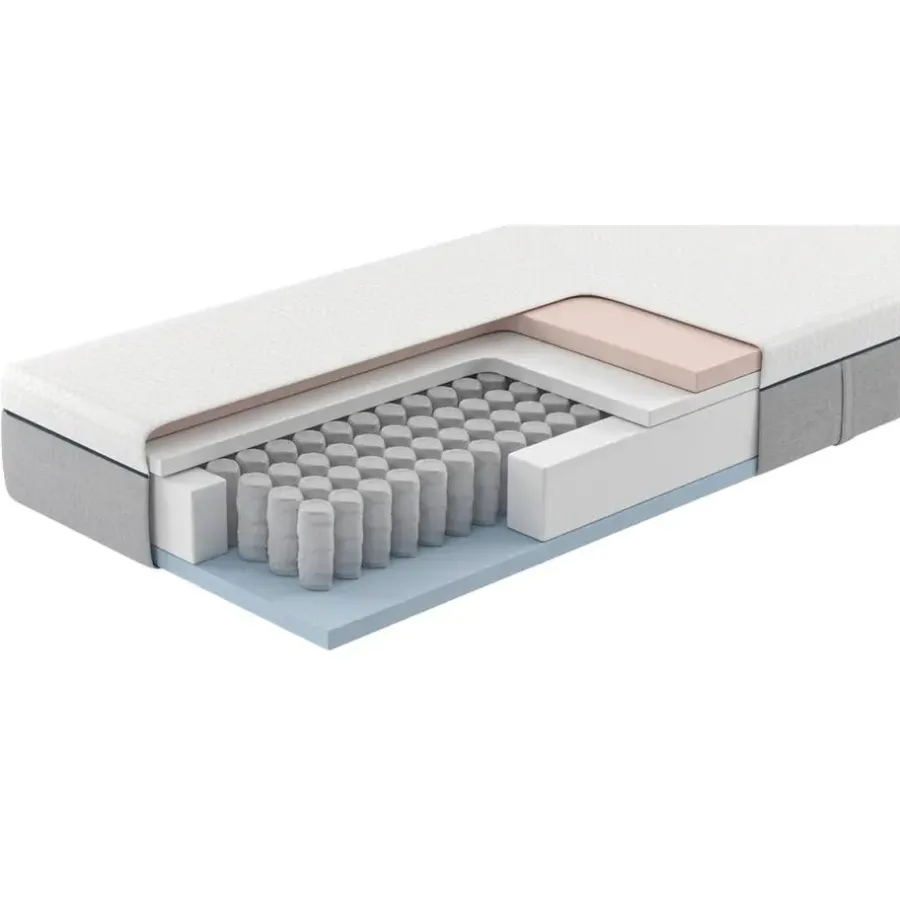 Leen Bakker Matras Lars pocketvering - 70x200x25 cm