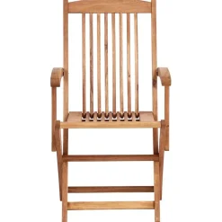 Beliani MAUI II - Tuinset voor 6 - Lichte houtkleur - Acaciahout