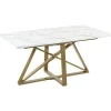 Rechthoekige Eettafels-Beliani MAXIMUS - Eettafel - Wit - MDF