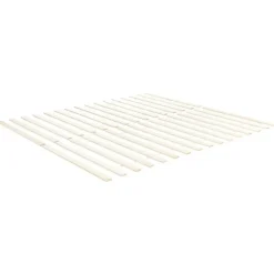 Beliani MAYENNE - Tweepersoonsbed - Lichtbruin - 140 x 200 cm - Dennenhout