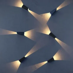 Buitenverlichting|Wandlampen-Maytoni Outdoor - Architecturale verlichting Times Square - Zwart