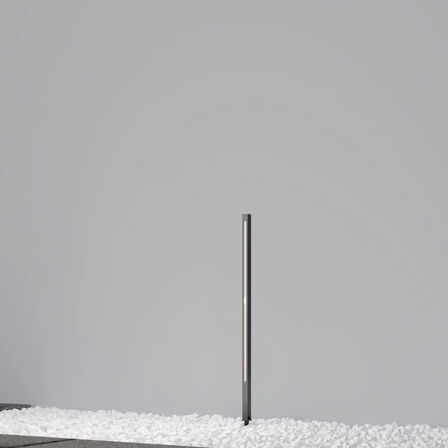 Staande Lampen-Maytoni Outdoor - Landschapsverlichting Pole - Grafiet