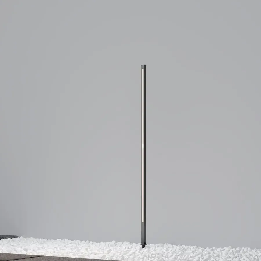 Staande Lampen-Maytoni Outdoor - Landschapsverlichting Pole - Grafiet