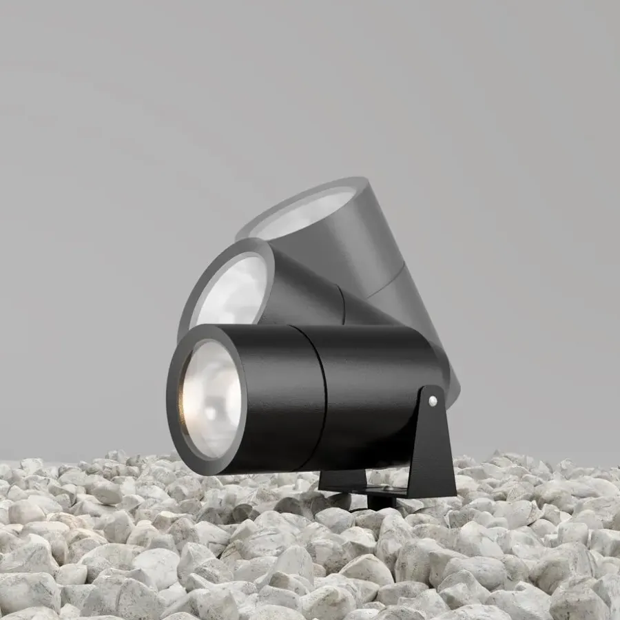 Staande Lampen-Maytoni Outdoor - Landschapsverlichting Bern - Grafiet - Ø10,8
