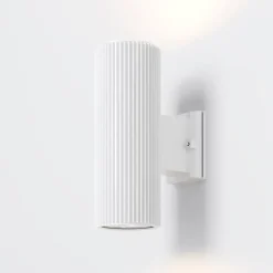 Wandlampen-Maytoni Outdoor - Wandlamp Rando - Wit - Ø9,5