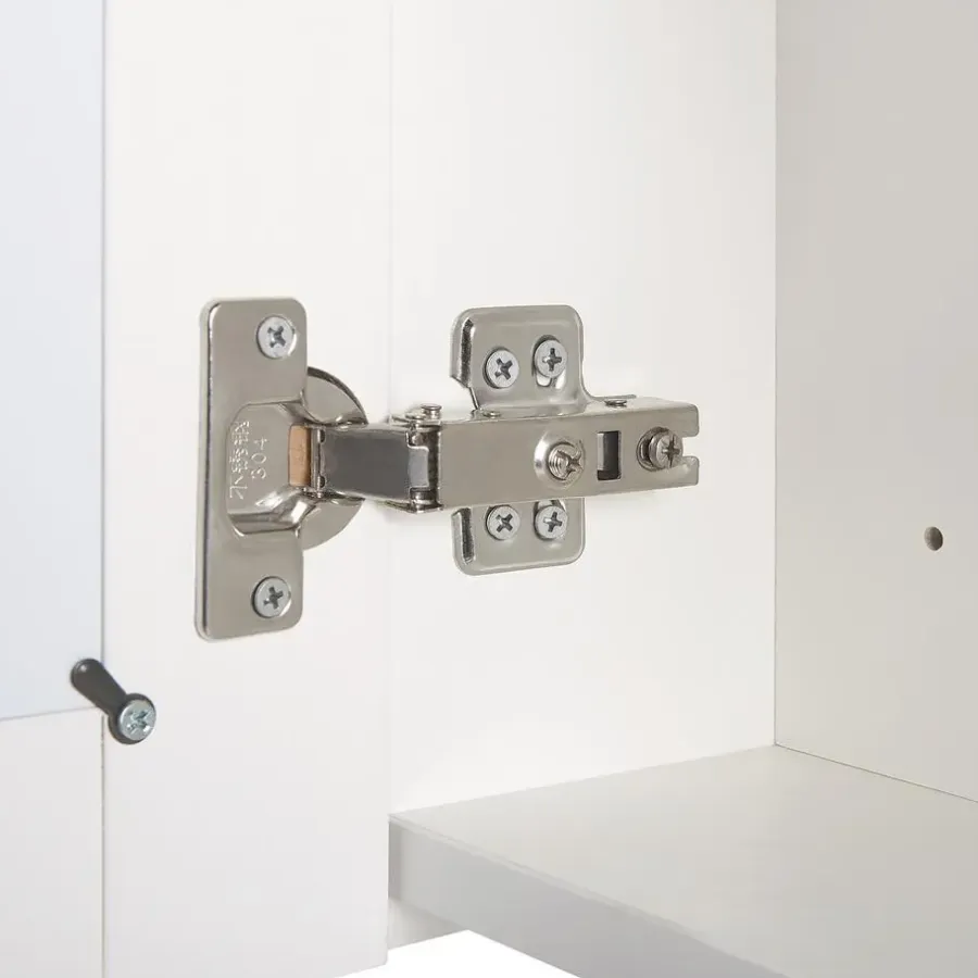 Beliani MAZARREDO - Badkamermeubel LED - Zwart - Multiplex
