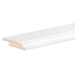 Leen Bakker MDF plint - wit frans - 240x1,4x7,5 cm