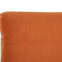 Beliani MELLE - Tweepersoonsbed - Oranje - 180 x 200 cm - Fluweel