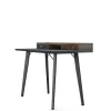 Dorel Home Memphis - Bureau in walnoot look/grijs