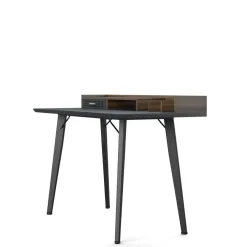 Dorel Home Memphis - Bureau in walnoot look/grijs