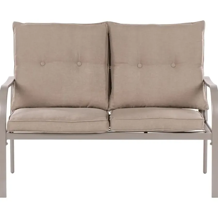 Leen Bakker MESTRINO - Loungeset 4-zits - Beige - Staal