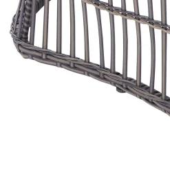 Beliani MESYNA - Bistro set - Taupe - PE rotan
