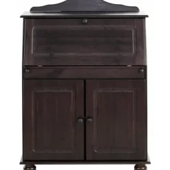 Loft24 Mette - Bureau met 2 bruine grenen deuren