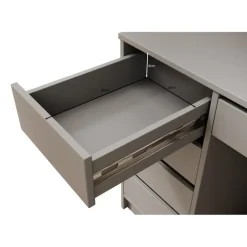 Bureaus-Meubella - Bureau Avio 2 - Antraciet - 154 cm
