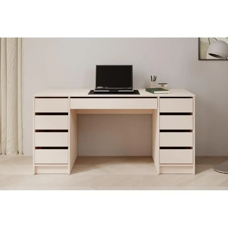 Bureaus-Meubella - Bureau Avio 2 - Beige - 154 cm