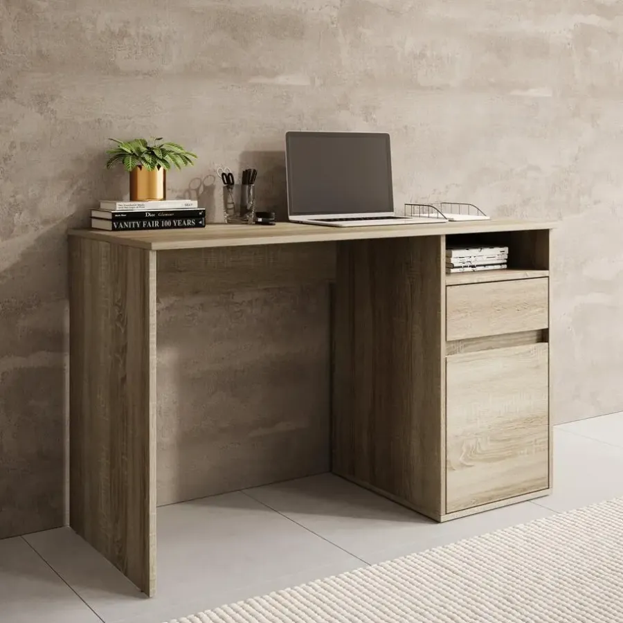Bureaus-Meubella - Bureau Babot - Eiken 1 - 120 cm