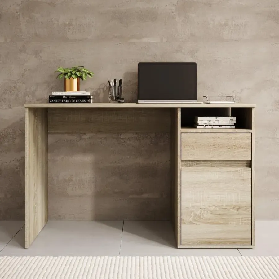 Bureaus-Meubella - Bureau Babot - Eiken 1 - 120 cm