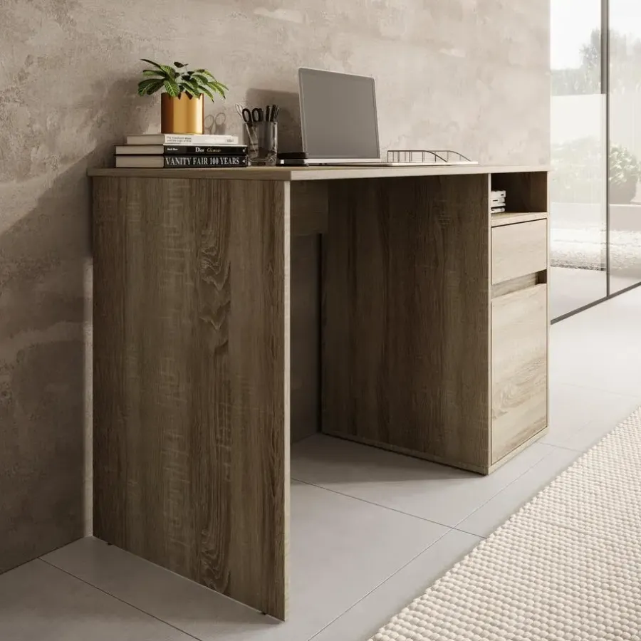 Bureaus-Meubella - Bureau Babot - Eiken 1 - 120 cm