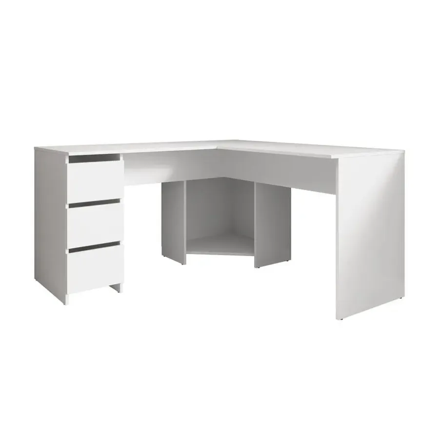 Bureaus-Meubella - Bureau Fuenta - Wit - 142 cm