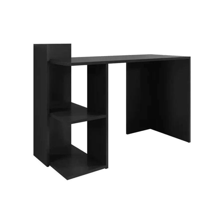Meubella - Bureau Pierre - Zwart - 120 cm