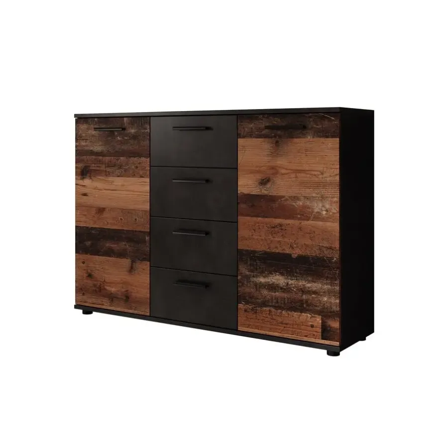Dressoirs-Meubella - Dressoir Bellini - Grijs - 120 cm