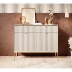 Dressoirs-Meubella - Dressoir Navil 2 - Beige - 104 cm
