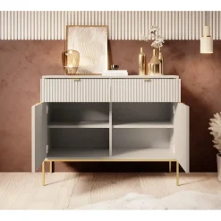 Dressoirs-Meubella - Dressoir Navil 2 - Beige - 104 cm