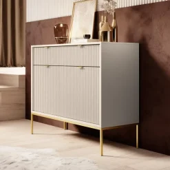 Dressoirs-Meubella - Dressoir Navil 2 - Beige - 104 cm