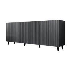 Dressoirs-Meubella - Dressoir Vintar - Antraciet - 200 cm