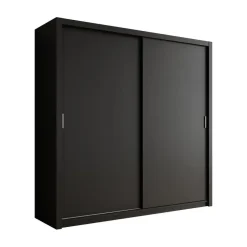 Meubella - Kledingkast Blake - Mat Zwart - 220 cm