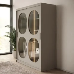 Meubella - Kledingkast Bravanti - Beige - 150 cm